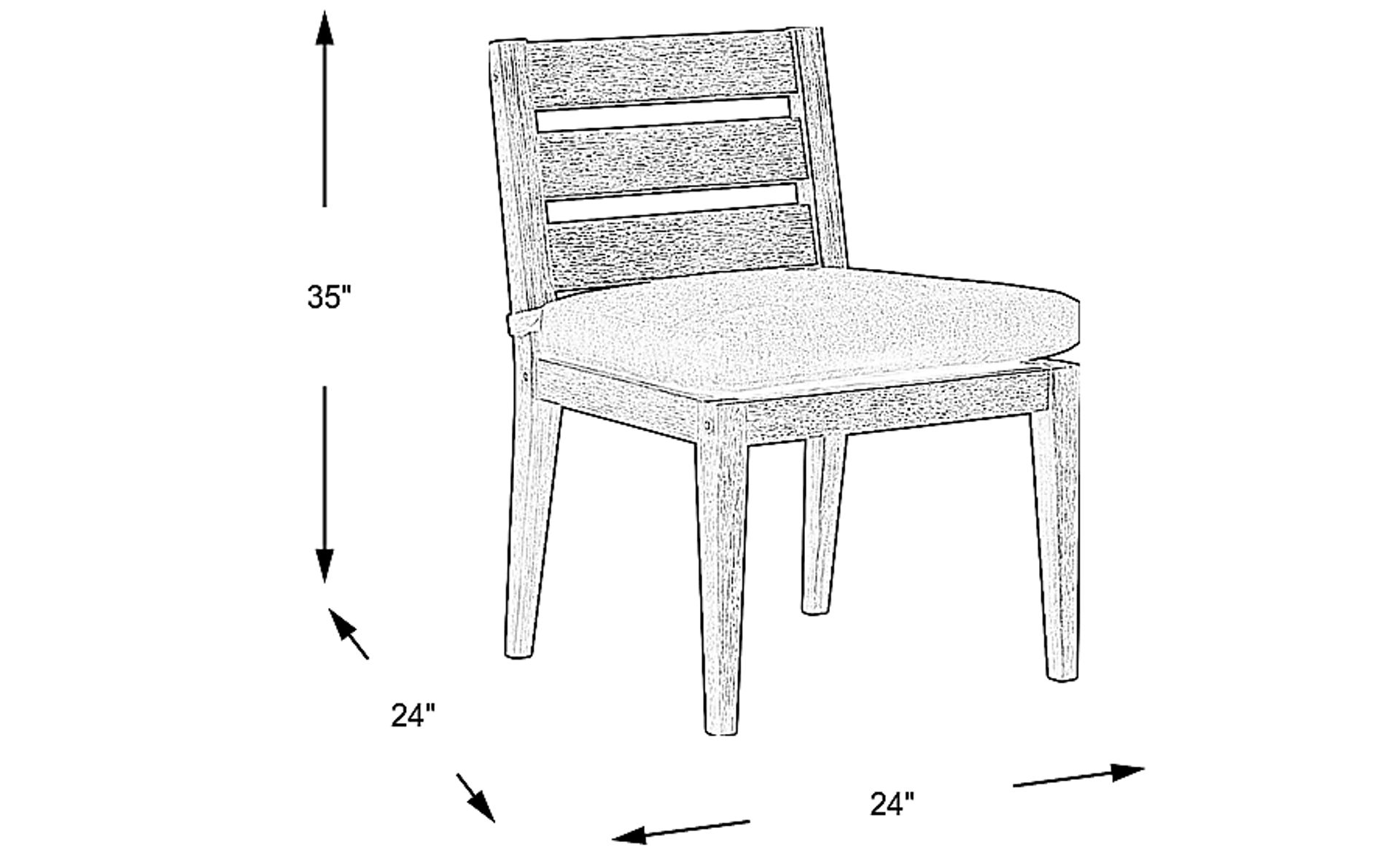 Dimension Image. Please refer to the Dimension Tab on this page for dimension details.