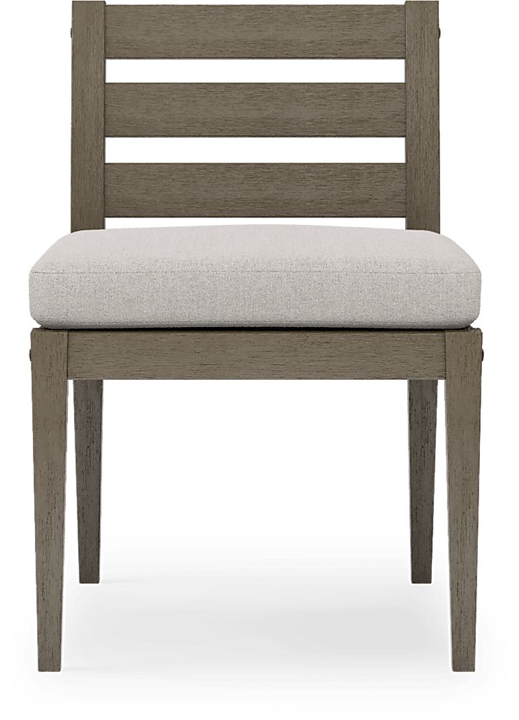 Lake Tahoe Gray Outdoor Side Chair - Thumbnail 4