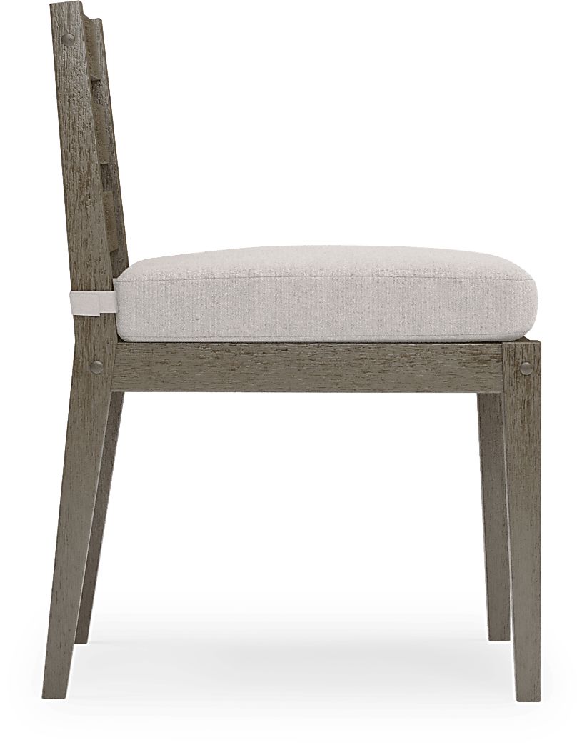 Lake Tahoe Gray Outdoor Side Chair - Thumbnail 5