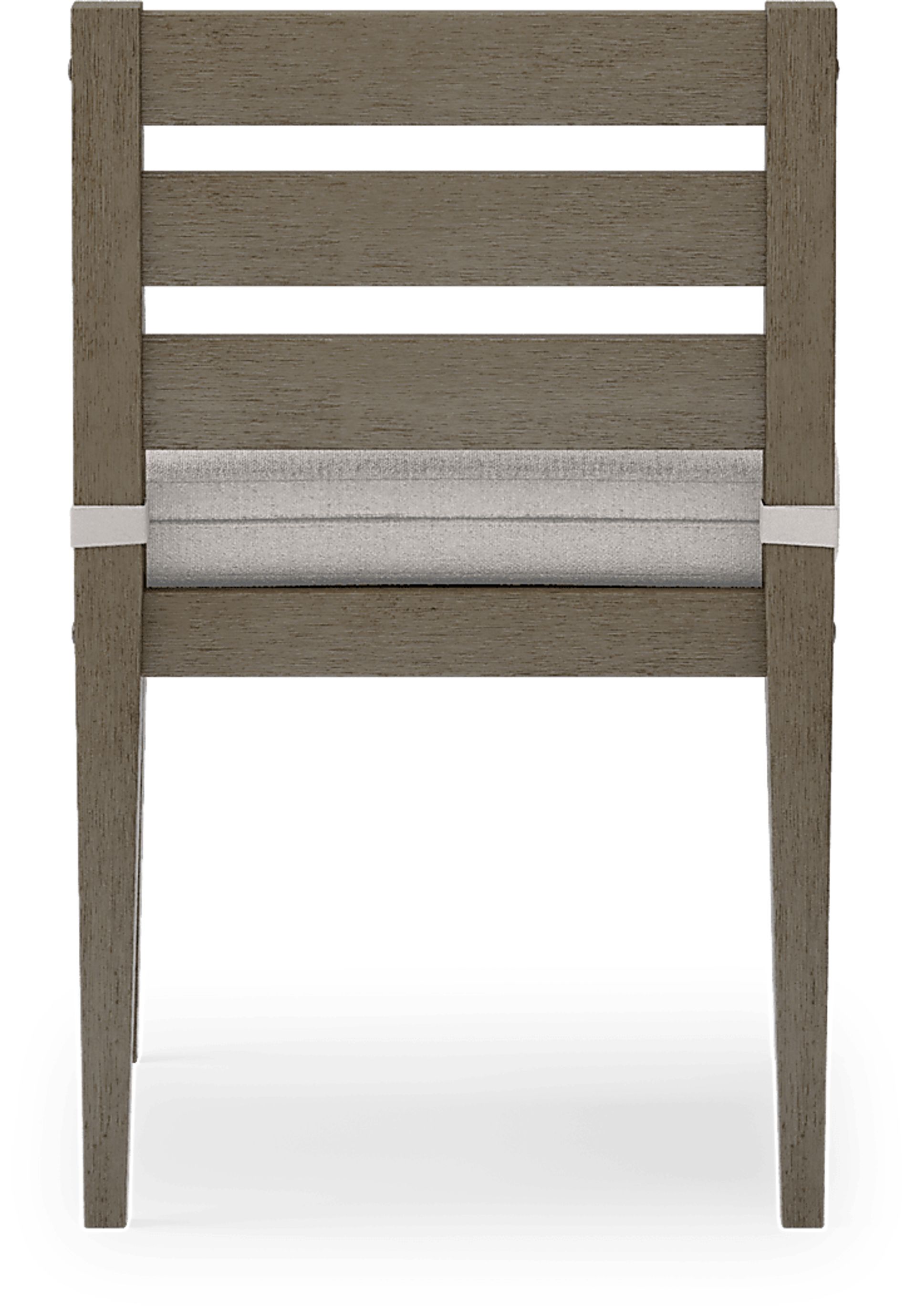 Lake Tahoe Gray 7 Pc Rectangle Outdoor Dining Set with Seagull Cushions - Image 7