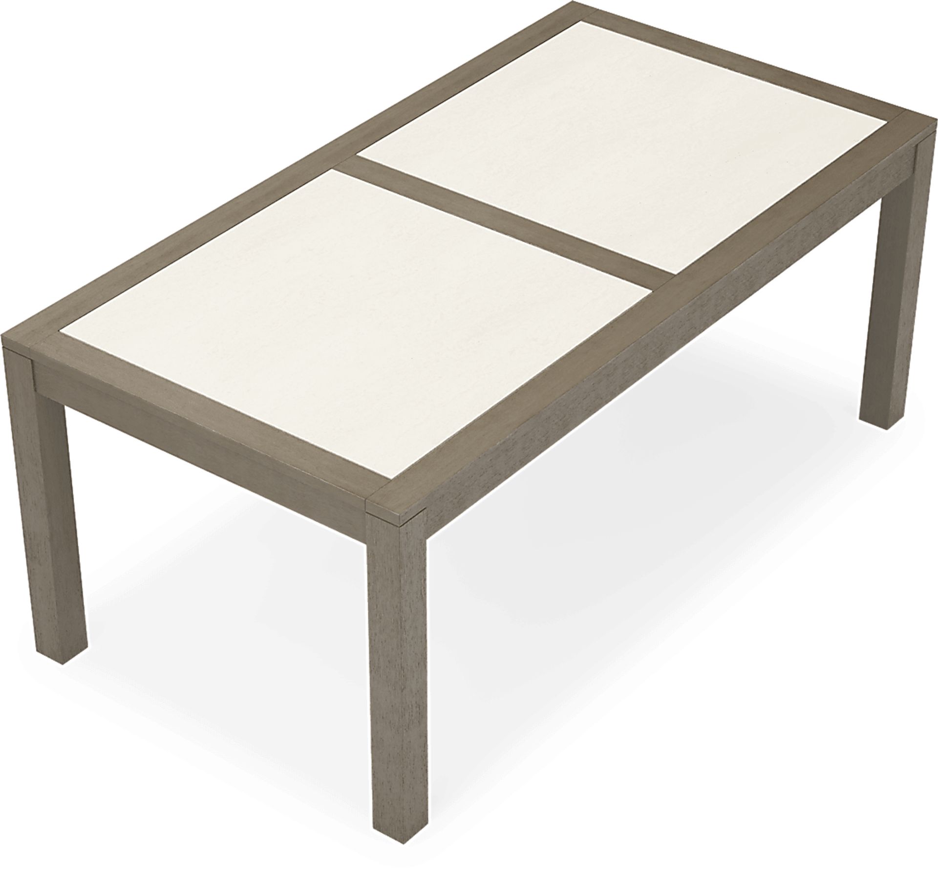 Lake Tahoe Gray Rectangle Outdoor Dining Table - Image 5