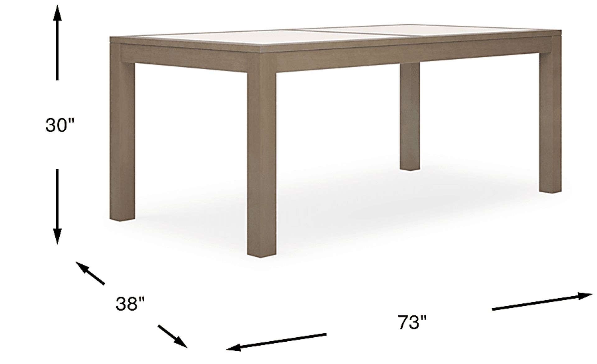 Dimension Image. Please refer to the Dimension Tab on this page for dimension details.