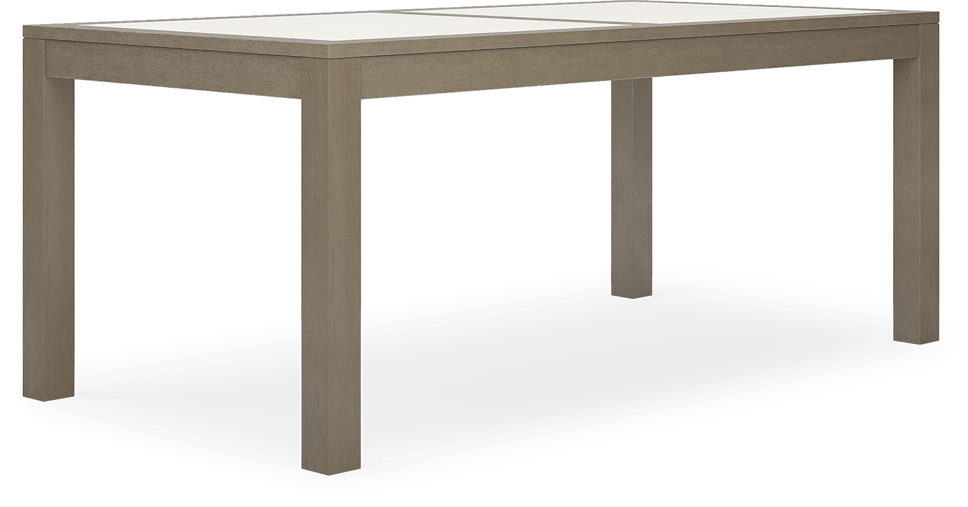 Lake Tahoe Gray Rectangle Outdoor Dining Table - Image 1