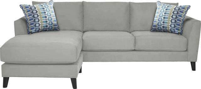 Lexington Avenue Platinum 2 Pc Sectional - Thumbnail - Image 1