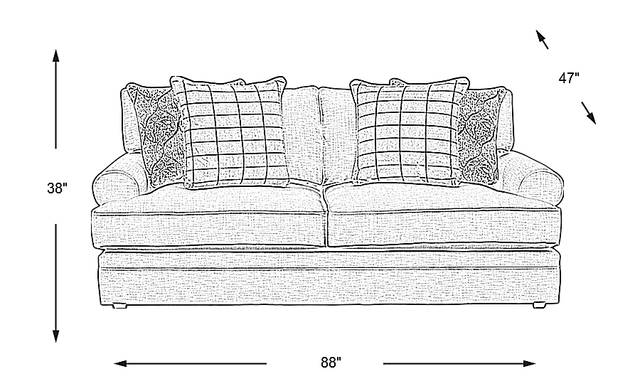 Dimension Image. Please refer to the Dimension Tab on this page for dimension details.