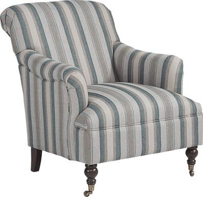 Cindy Crawford Home Lincoln Heights Teal Accent Chair