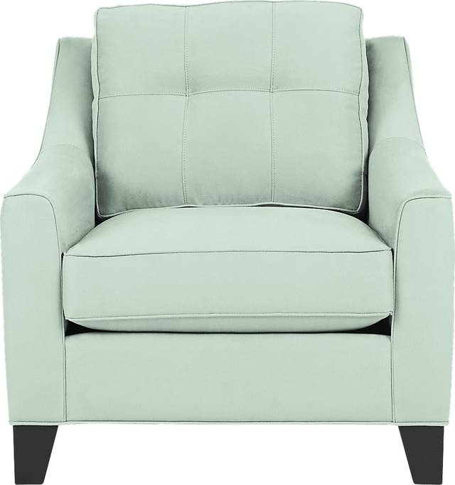 Cindy Crawford Home Madison Place Aqua Chair - Thumbnail - Image 2