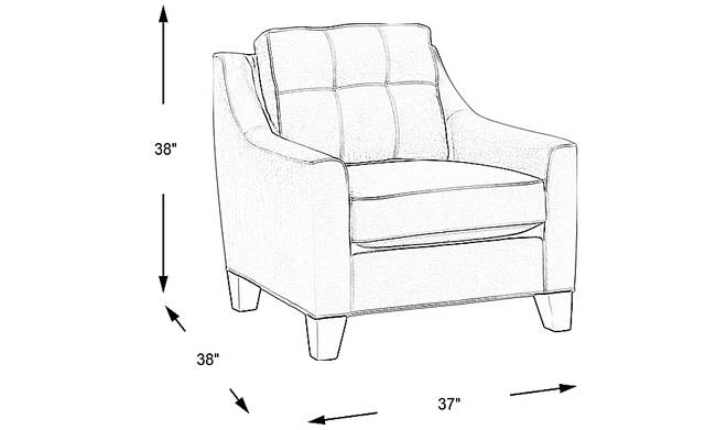 Dimension Image. Please refer to the Dimension Tab on this page for dimension details.