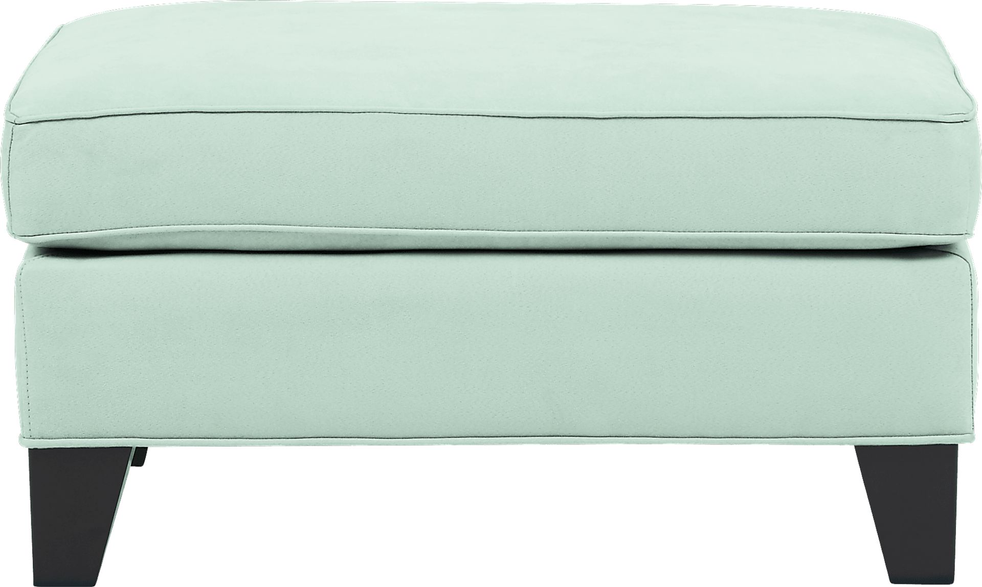 Cindy Crawford Home Madison Place Aqua Ottoman - Image 2
