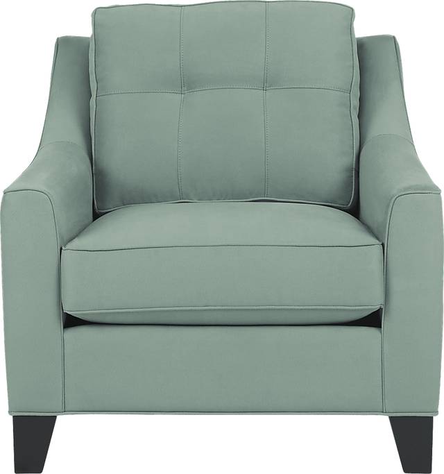 Cindy Crawford Home Madison Place Basil Microfiber Chair - Thumbnail - Image 2