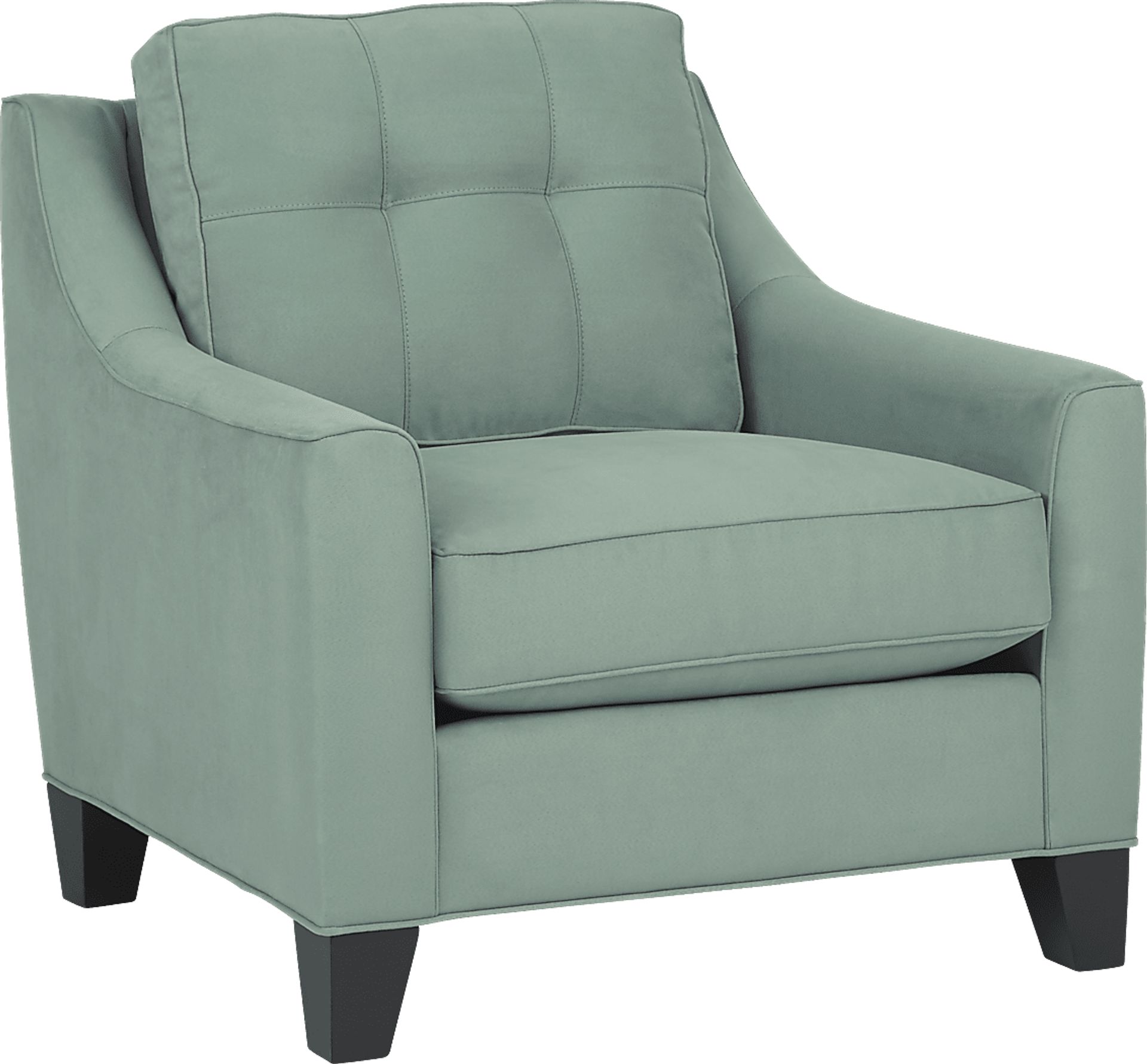 Cindy Crawford Home Madison Place Basil Microfiber Chair - Image 1