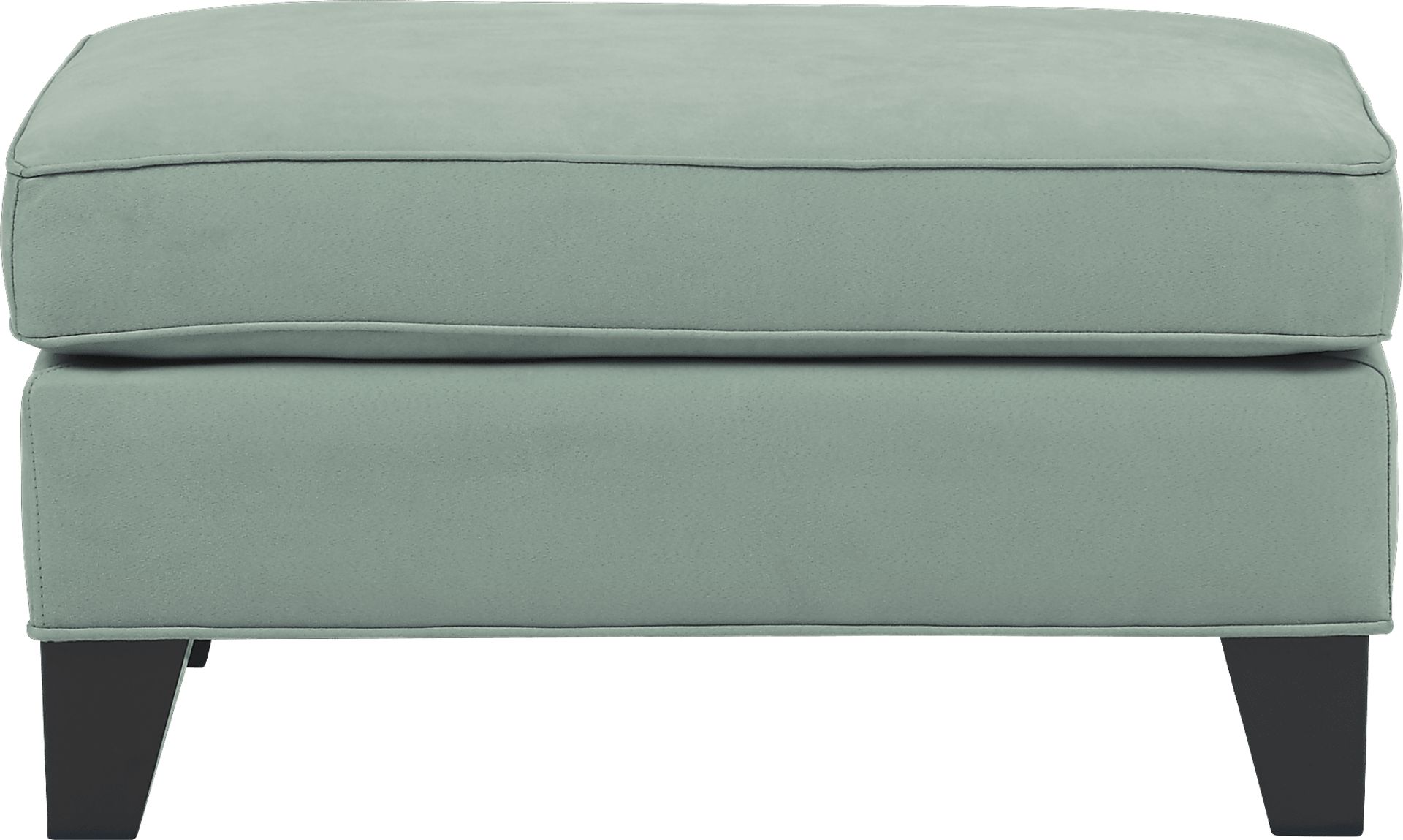 Cindy Crawford Home Madison Place Basil Microfiber Ottoman - Image 2