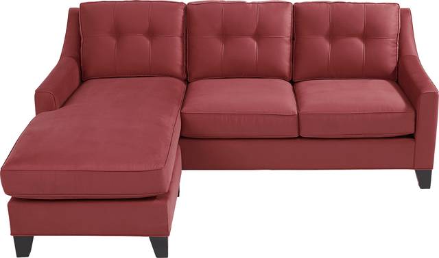 Cindy Crawford Home Madison Place Brick Microfiber Gel Foam Sleeper Chaise Sofa - Thumbnail - Image 3