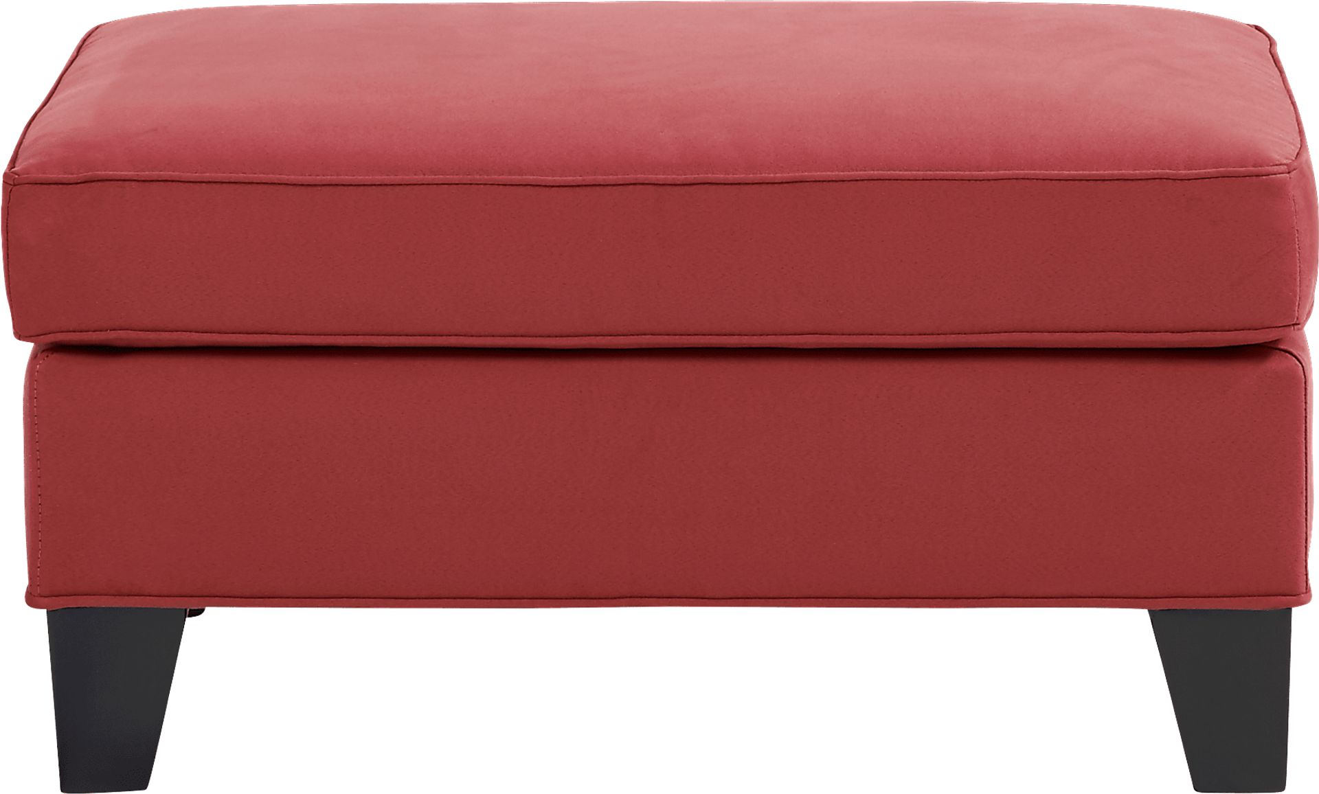 Cindy Crawford Home Madison Place Brick Microfiber Ottoman - Image 2