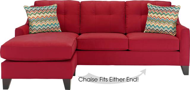 Cindy Crawford Home Madison Place Cardinal 2 Pc Sectional - Thumbnail - Image 1