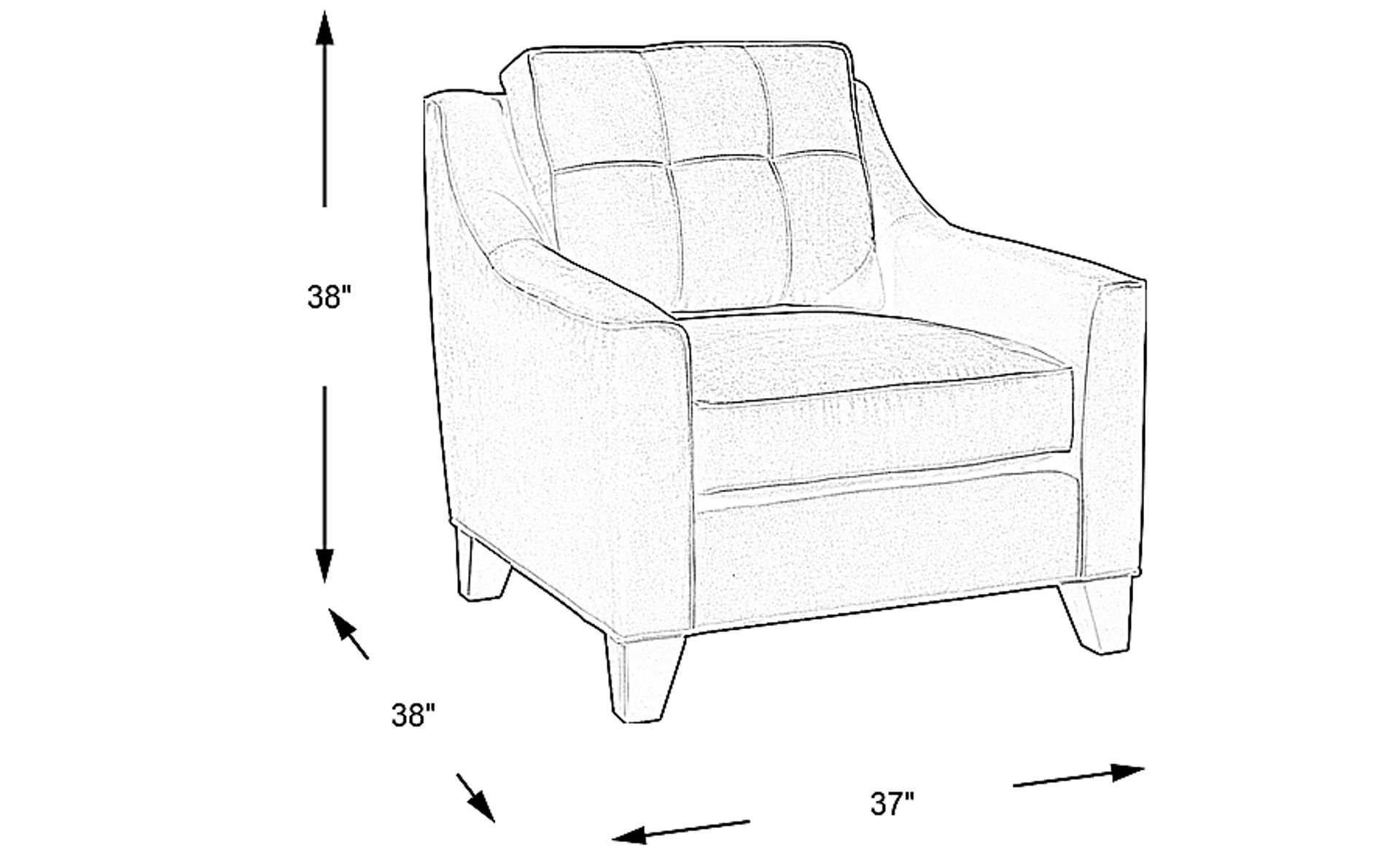 Dimension Image. Please refer to the Dimension Tab on this page for dimension details.