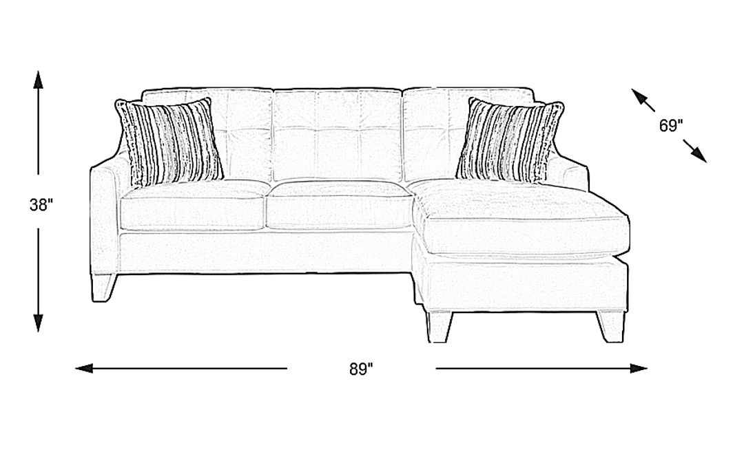Madison Place Chaise Sofa