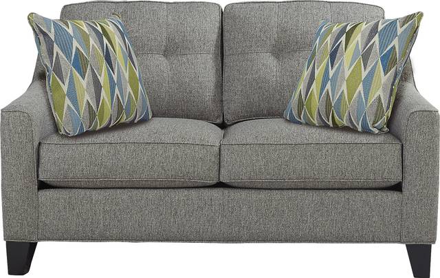 Cindy Crawford Home Madison Place Gray Textured 7 Pc Living Room - Thumbnail - Image 4