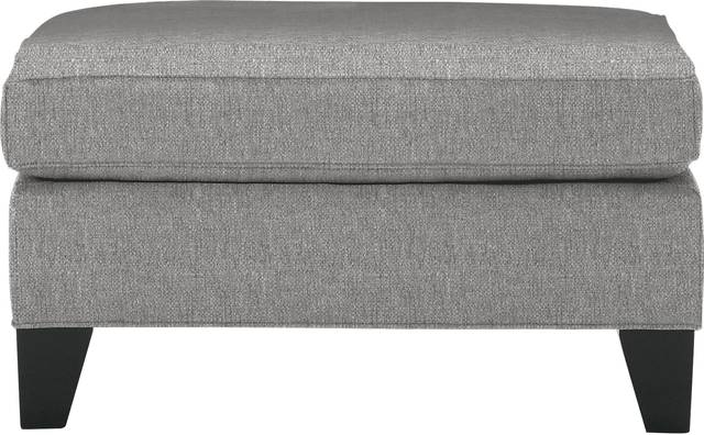 Madison Place Gray Textured Ottoman - Thumbnail - Image 1
