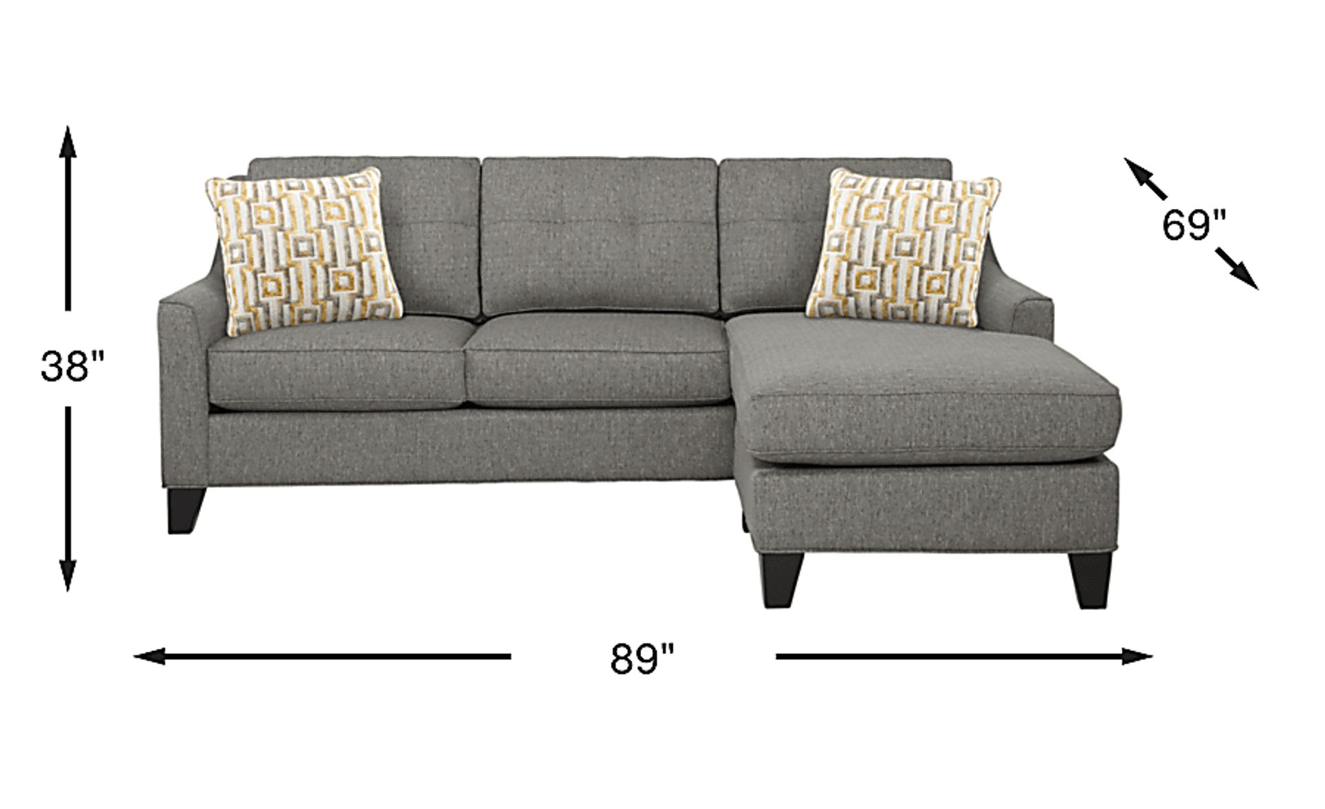 Dimension Image. Please refer to the Dimension Tab on this page for dimension details.