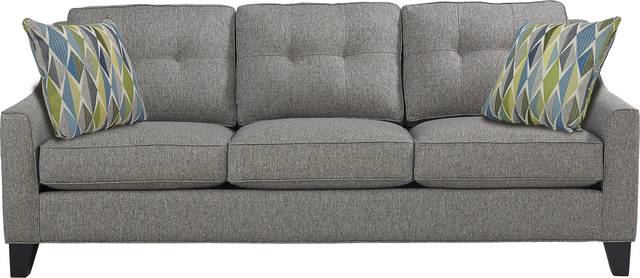 Cindy Crawford Home Madison Place Gray Textured 7 Pc Living Room - Thumbnail - Image 3