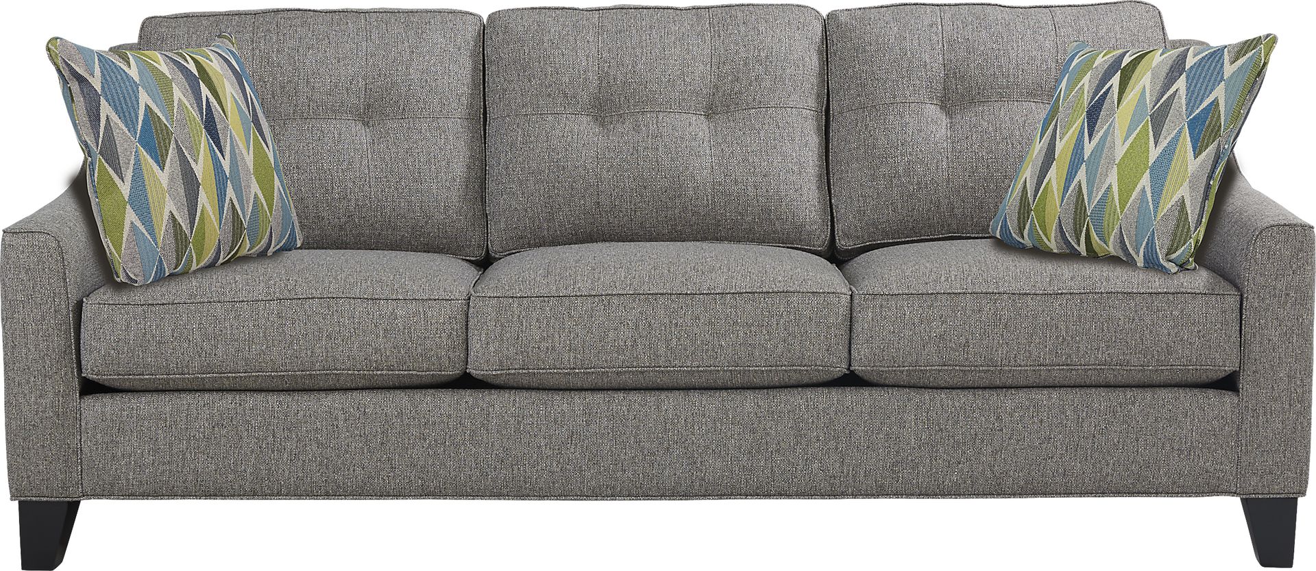 Cindy Crawford Home Madison Place Gray Textured 7 Pc Living Room - Image 3