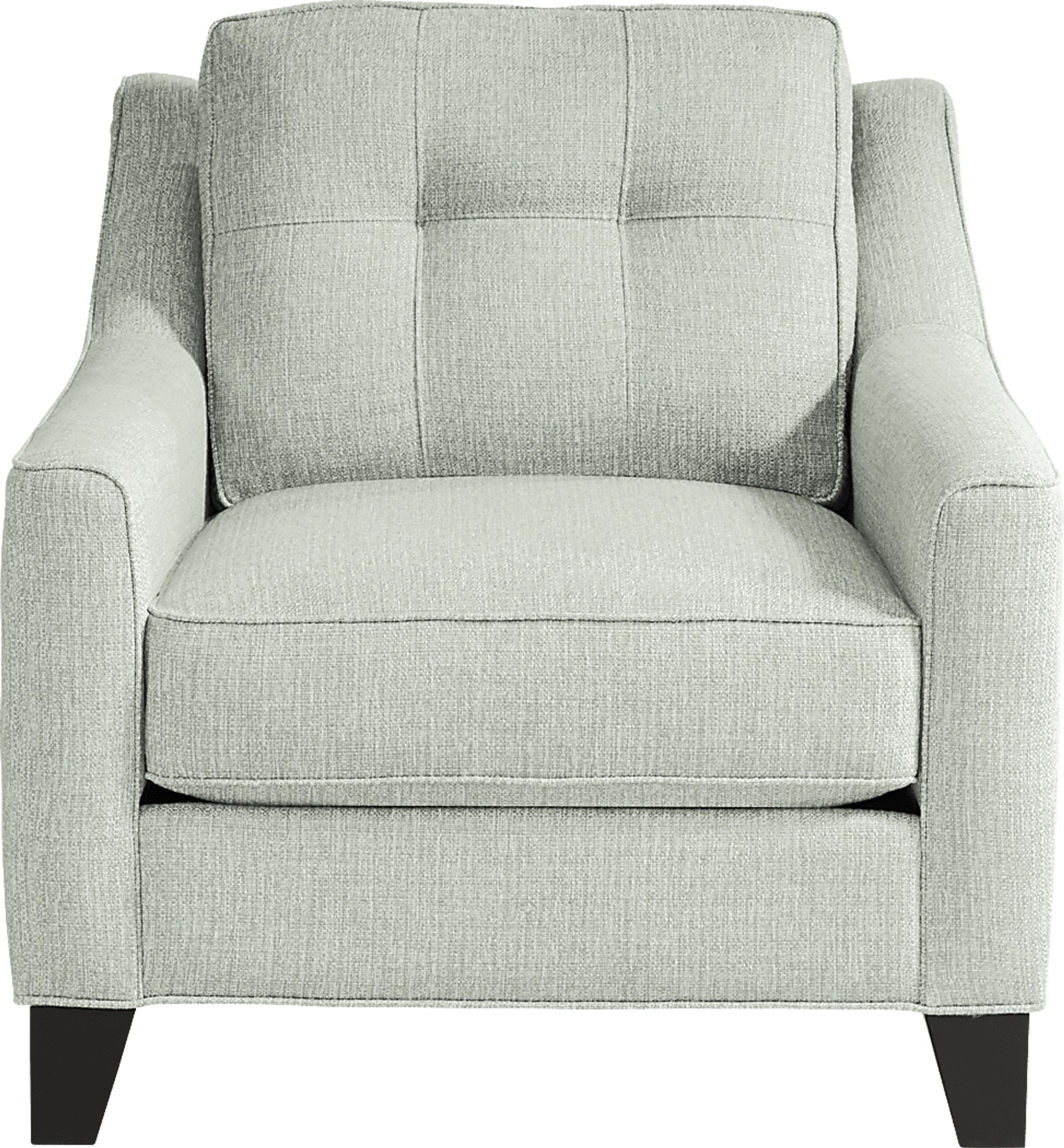 Madison Place Willow Green Textured Chair - Image 1