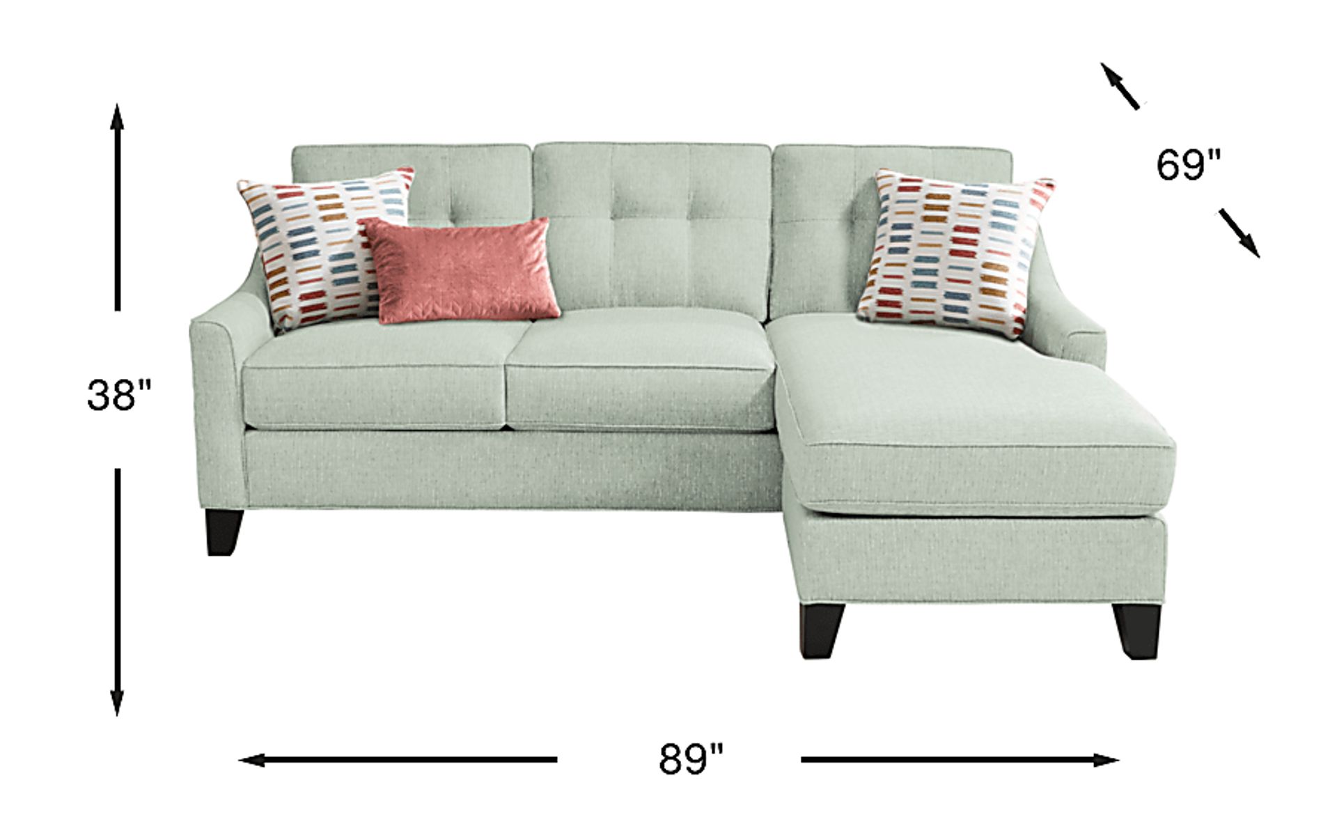 Dimension Image. Please refer to the Dimension Tab on this page for dimension details.