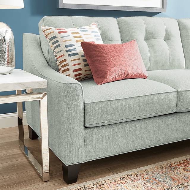 Madison Place Willow Green Textured Gel Foam Sleeper Chaise Sofa - Thumbnail - Image 3