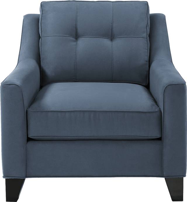 Cindy Crawford Home Madison Place Indigo Chair - Thumbnail - Image 2