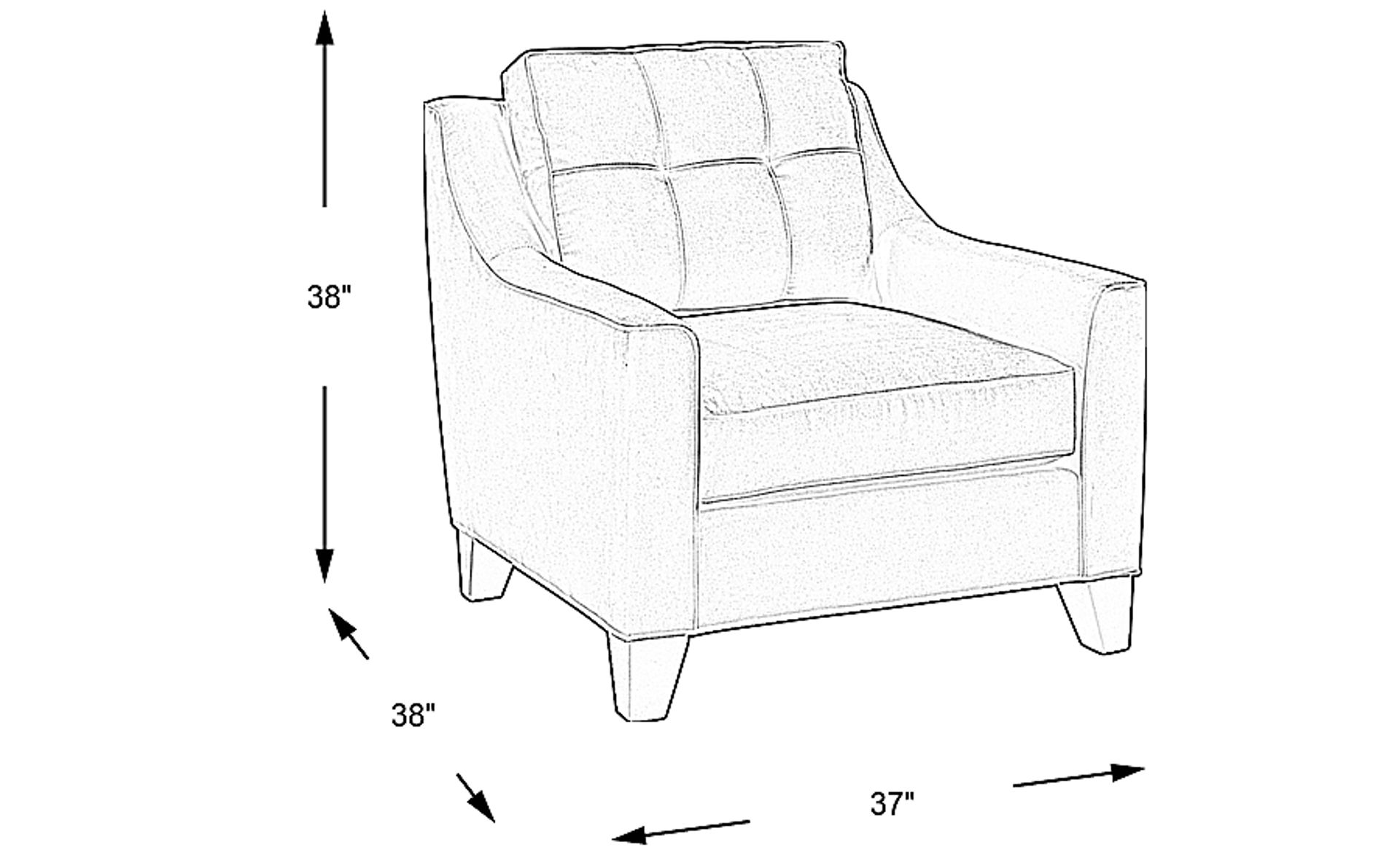 Dimension Image. Please refer to the Dimension Tab on this page for dimension details.