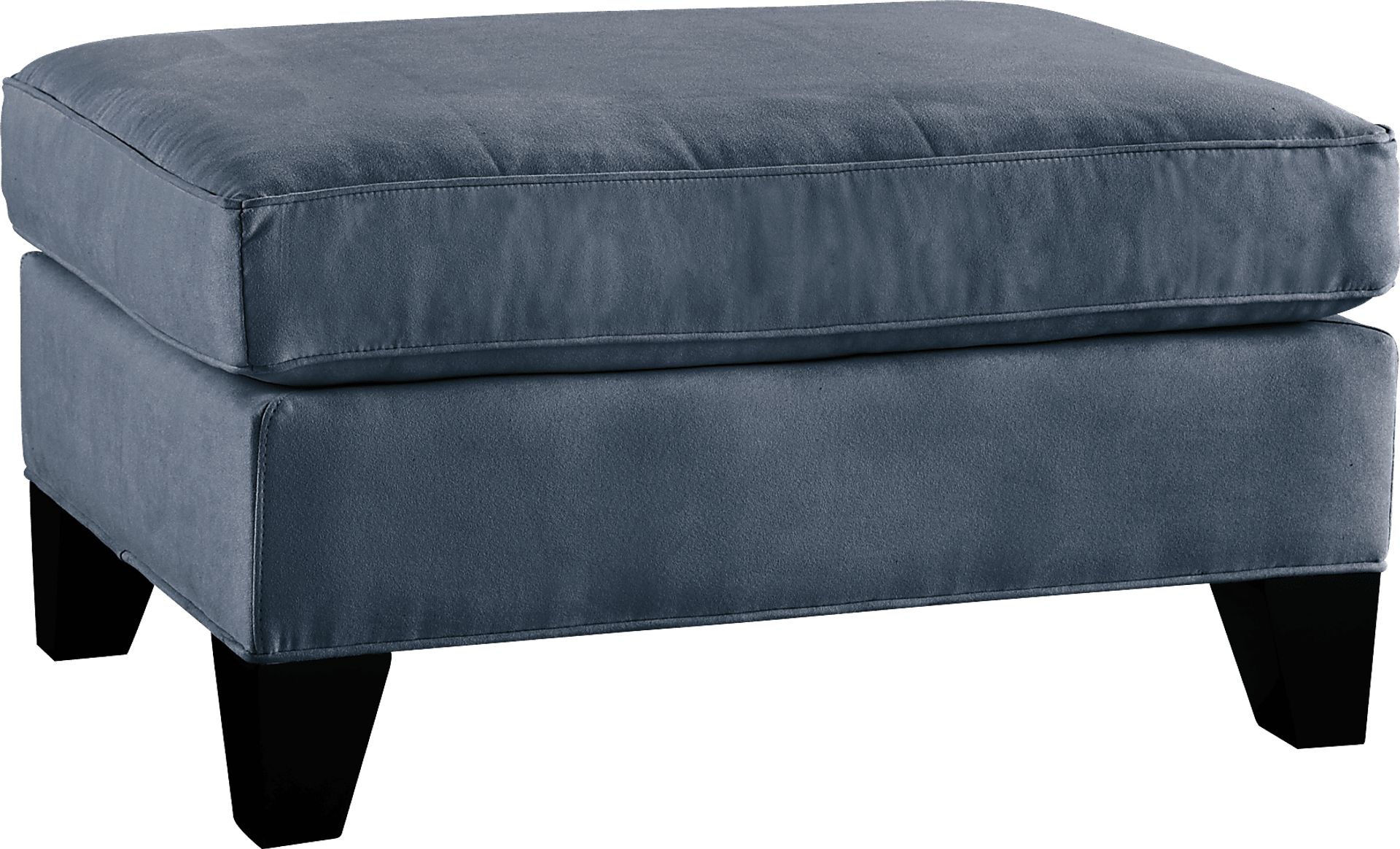Cindy Crawford Home Madison Place Indigo Ottoman - Image 1
