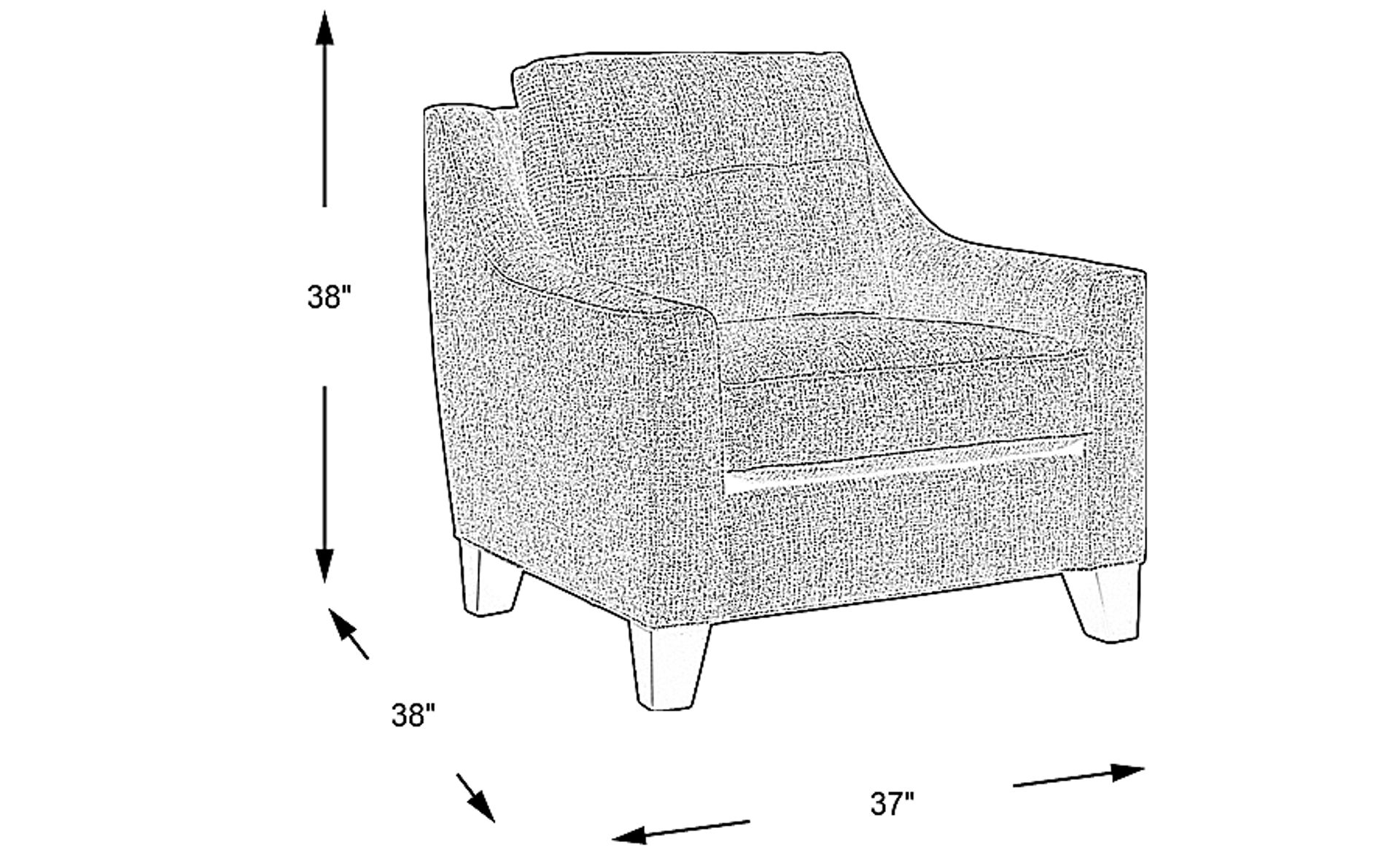 Dimension Image. Please refer to the Dimension Tab on this page for dimension details.