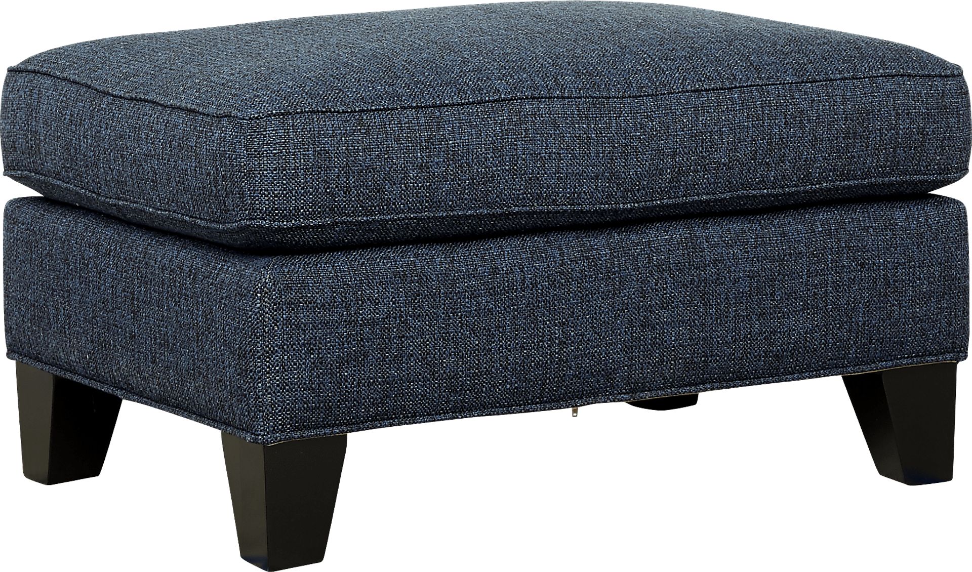 Madison Place Midnight Textured Ottoman - Image 2