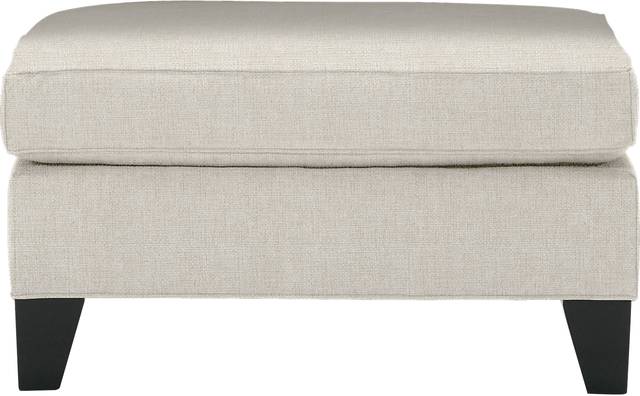 Cindy Crawford Home Madison Place Sand Textured Ottoman - Thumbnail - Image 1