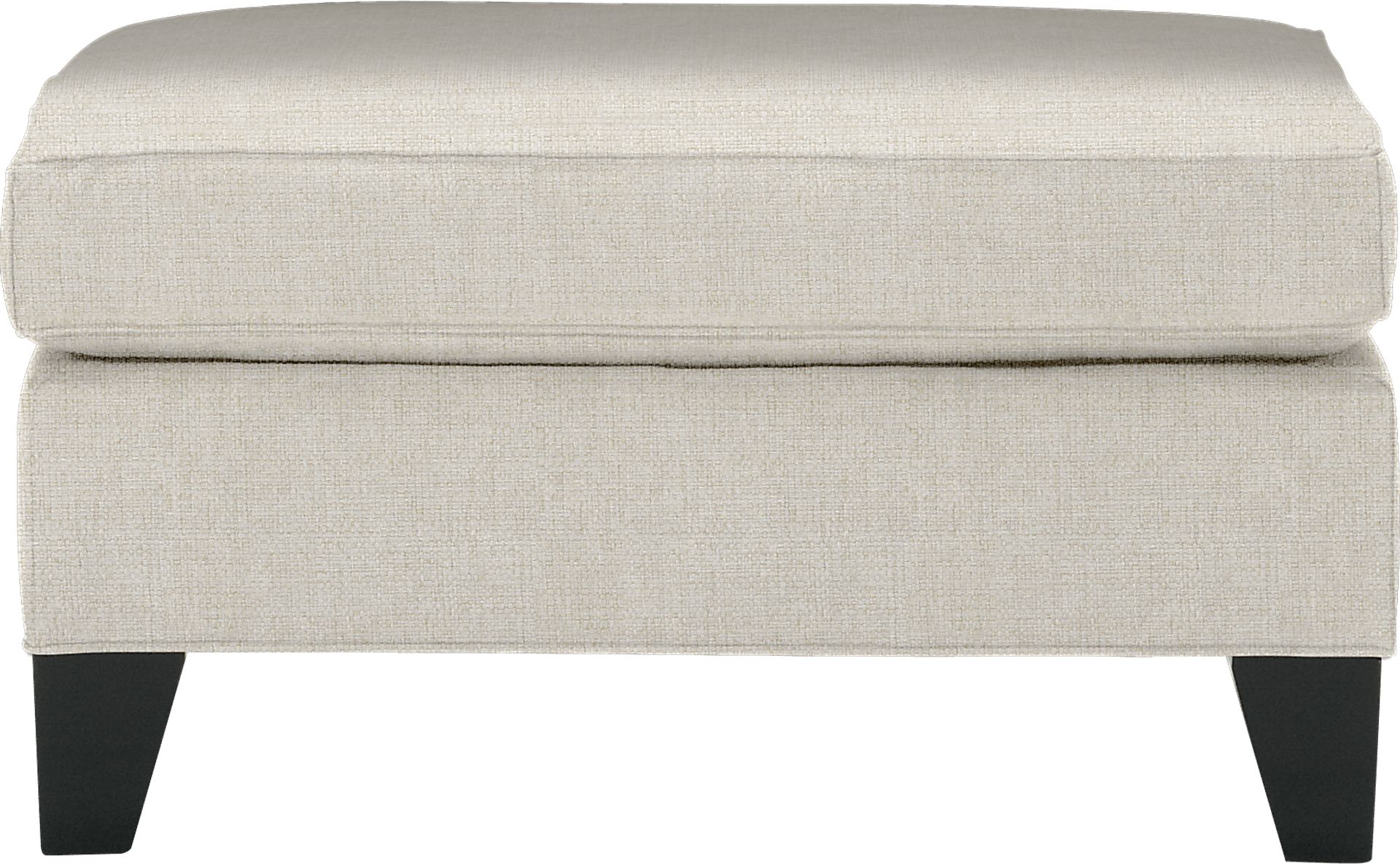 Cindy Crawford Home Madison Place Sand Textured Ottoman - Image 1