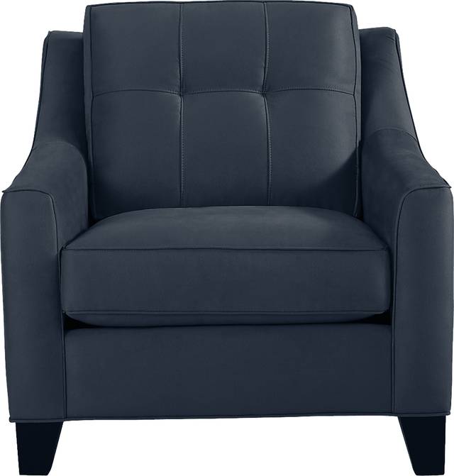 Madison Place Sapphire Microfiber Chair - Thumbnail - Image 2