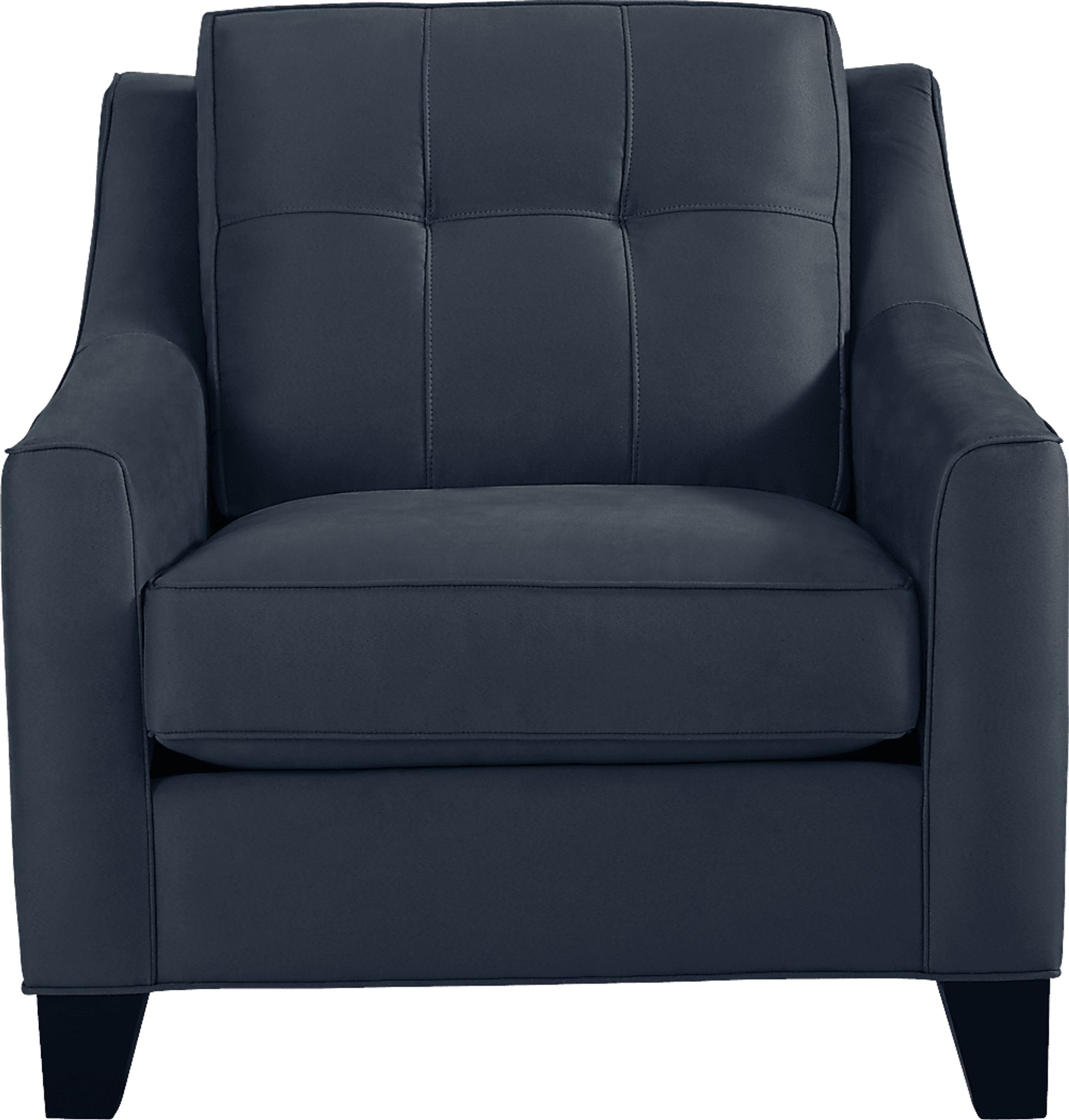 Madison Place Sapphire Microfiber Chair - Image 2