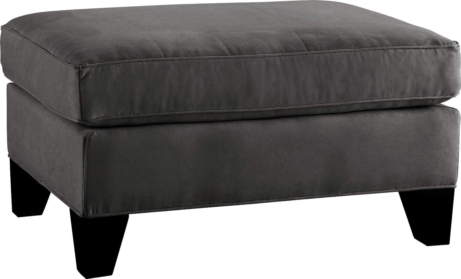 Cindy Crawford Home Madison Place Slate Ottoman - Image 1
