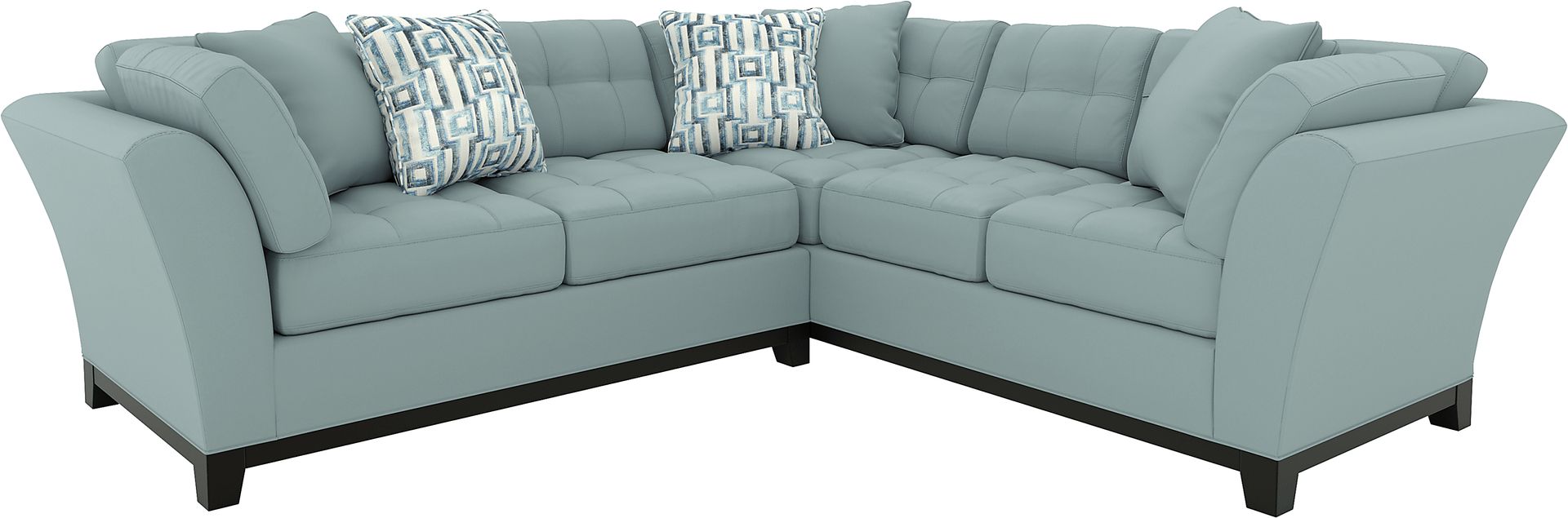 Cindy Crawford Home Metropolis Hydra 2 Pc Sectional - Image 1