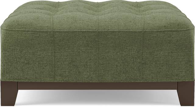 Metropolis Way Avocado Textured Cocktail Ottoman - Thumbnail - Image 2