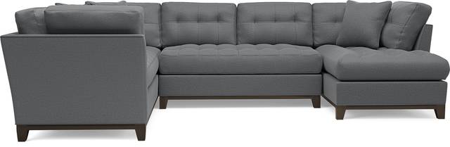Metropolis Way Charcoal Textured 3 Pc Sectional - Thumbnail - Image 3