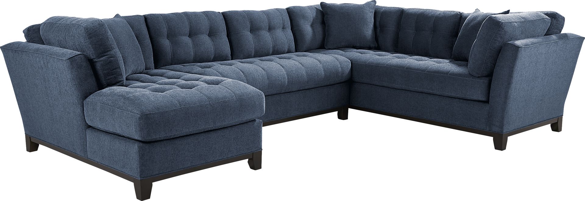 Metropolis Way Ink Textured 3 Pc Sectional - Image 3