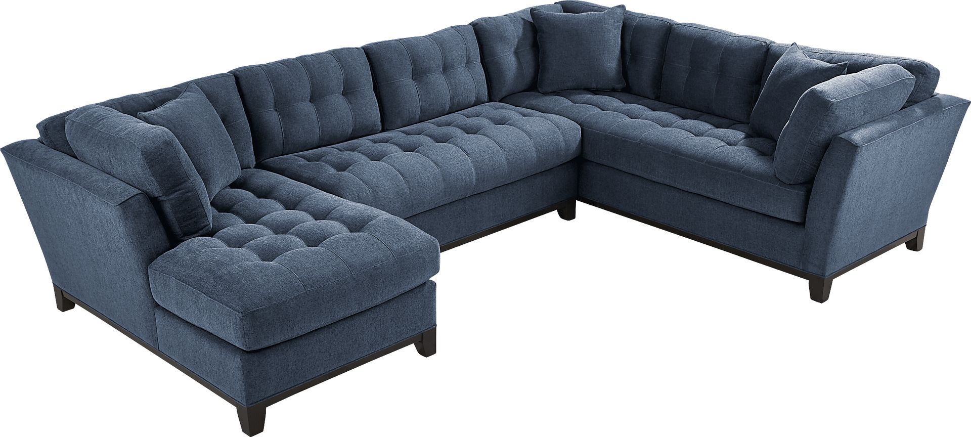 Metropolis Way Ink Textured 3 Pc Sectional - Image 1