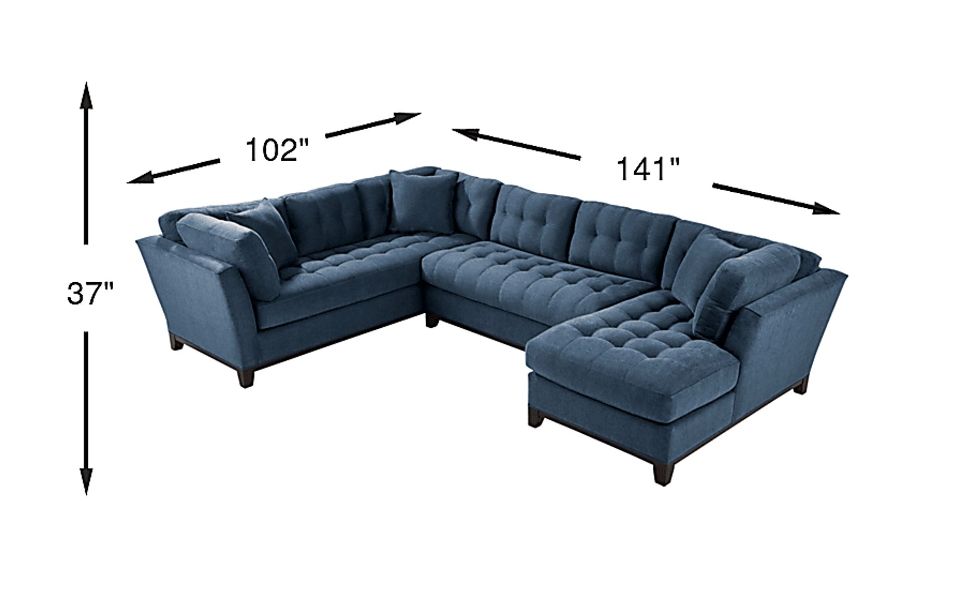 Dimension Image. Please refer to the Dimension Tab on this page for dimension details.