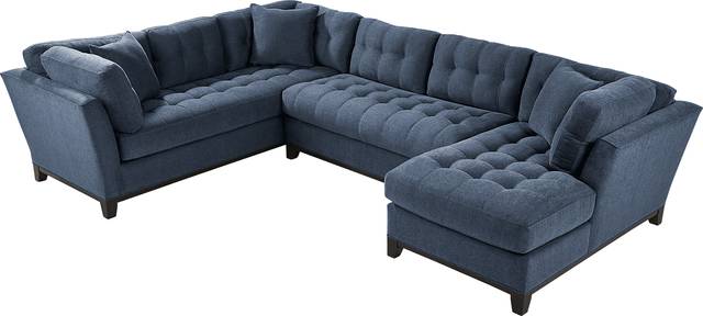 Metropolis Way Ink Textured 3 Pc Sectional - Thumbnail - Image 1