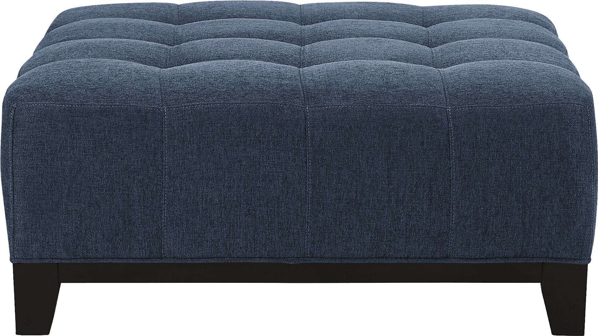 Metropolis Way Ink Textured Cocktail Ottoman - Image 2