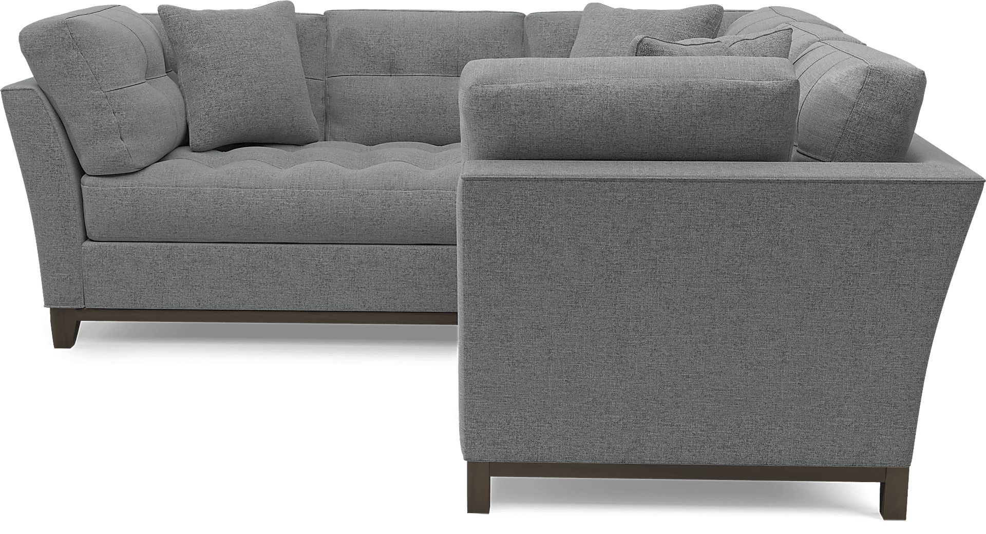 Cindy Crawford Home Metropolis Way Granite Textured 2 Pc Sectional - Image 3