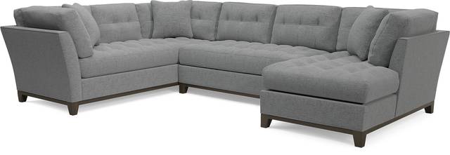 Cindy Crawford Home Metropolis Way Granite Textured 3 Pc Sectional - Thumbnail - Image 3