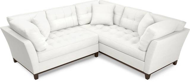 Cindy Crawford Home Metropolis Way Off-White Textured 2 Pc Sectional - Thumbnail - Image 4